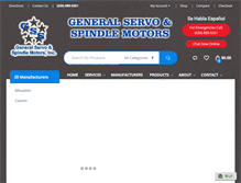 Tablet Screenshot of generalservo.com